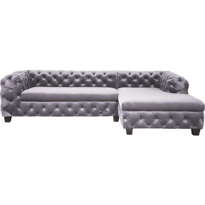 My Desire Velvet Right Corner Sofa