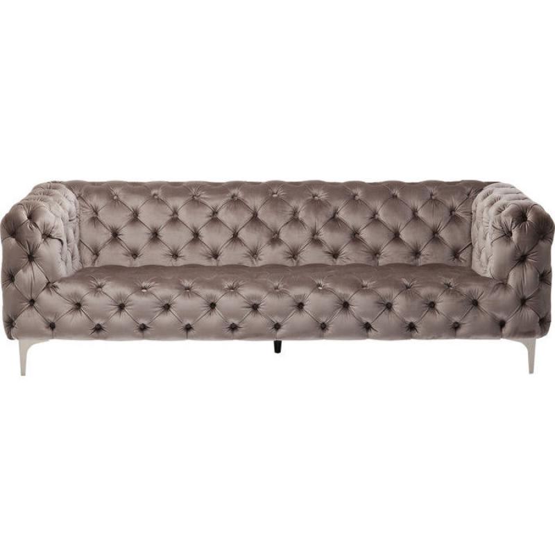 Look Velvet Grey Sofa